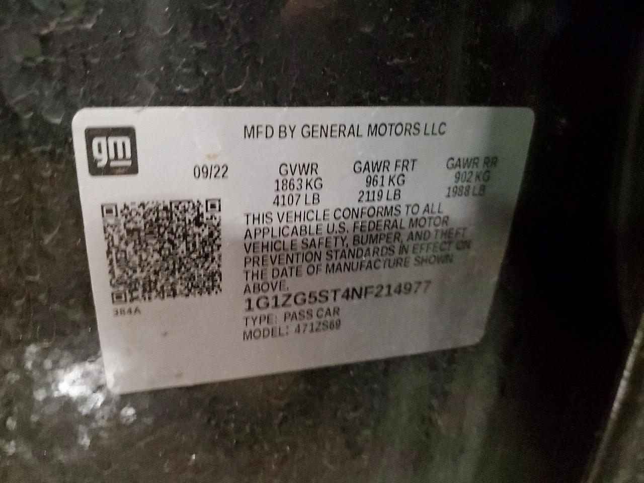 Chevrolet Malibu Rs