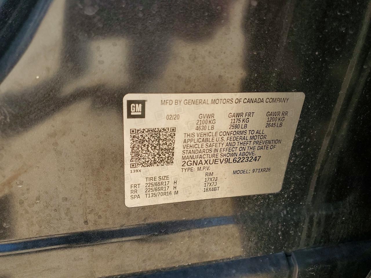 Chevrolet Equinox Lt
