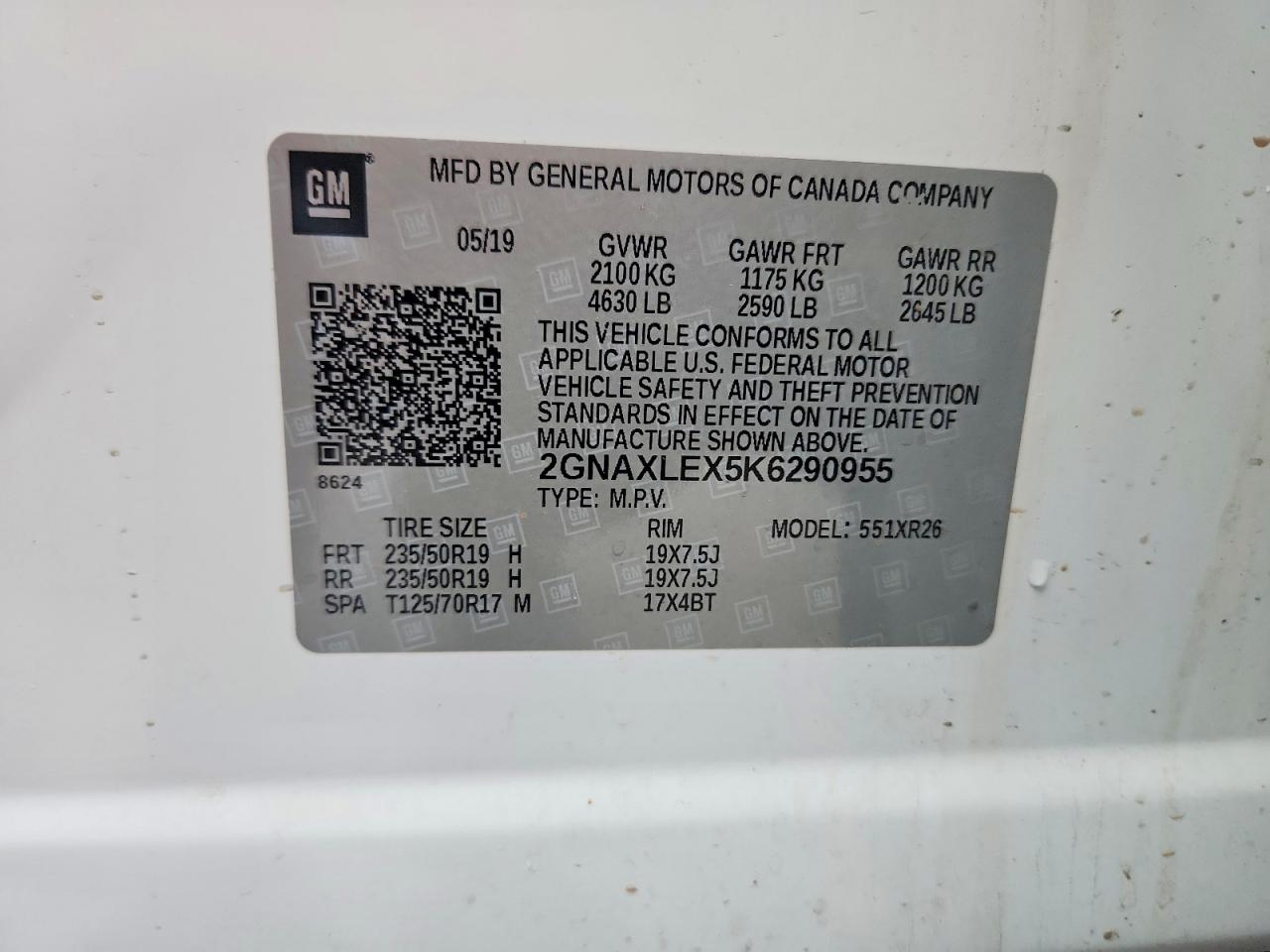 Chevrolet Equinox Lt