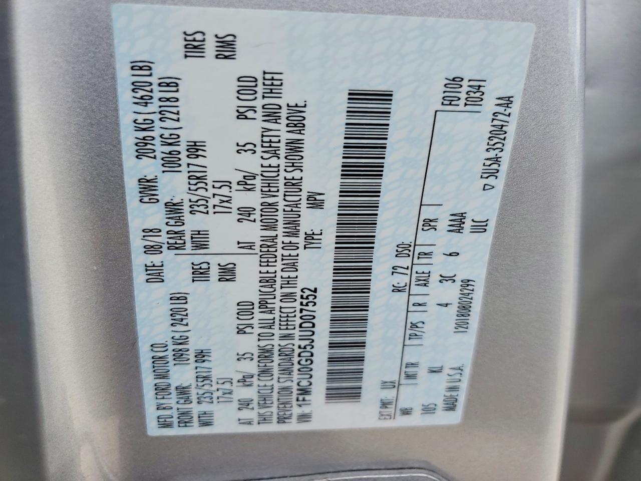 Ford Escape Se