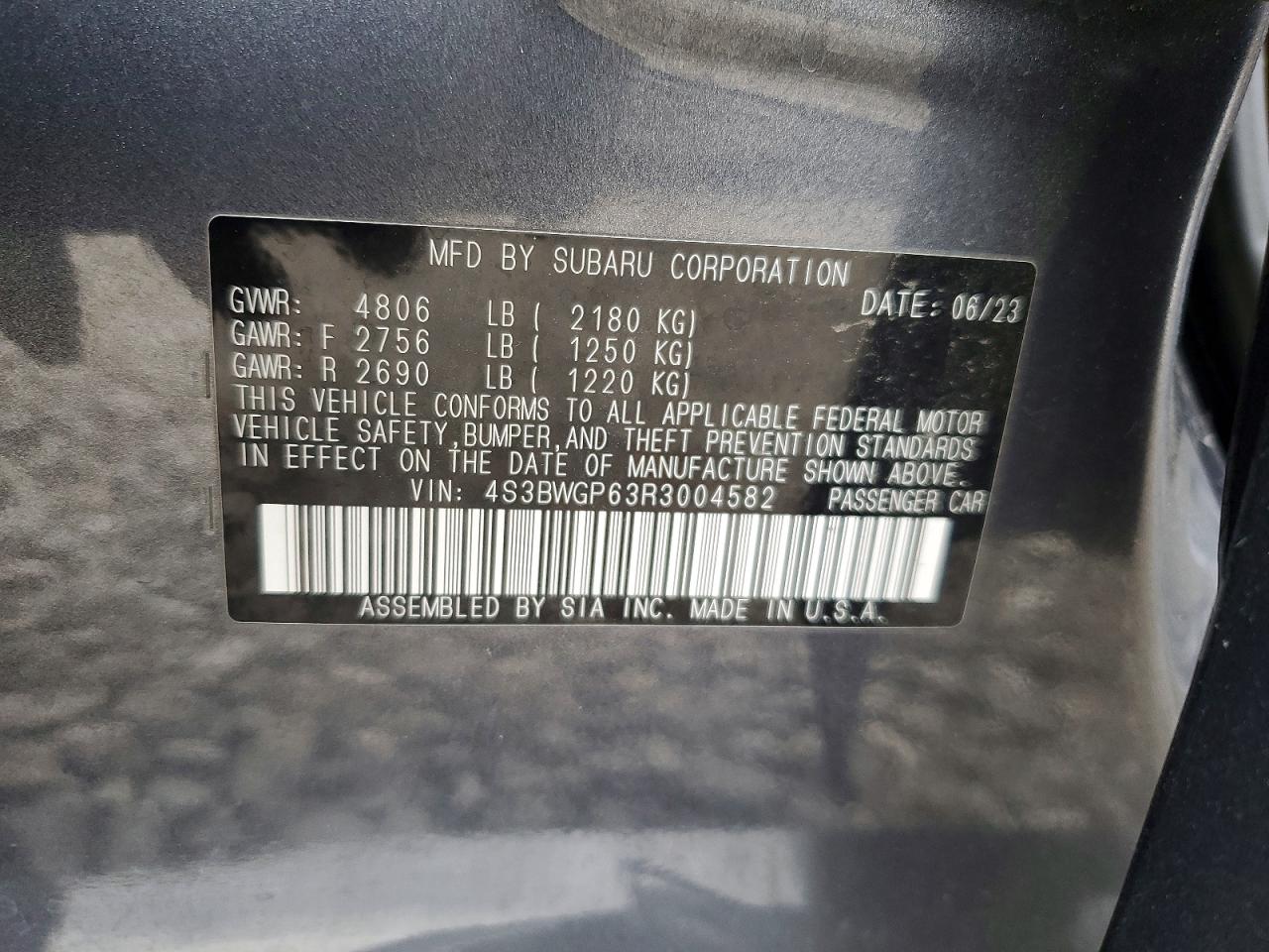 Subaru Legacy Touring Xt