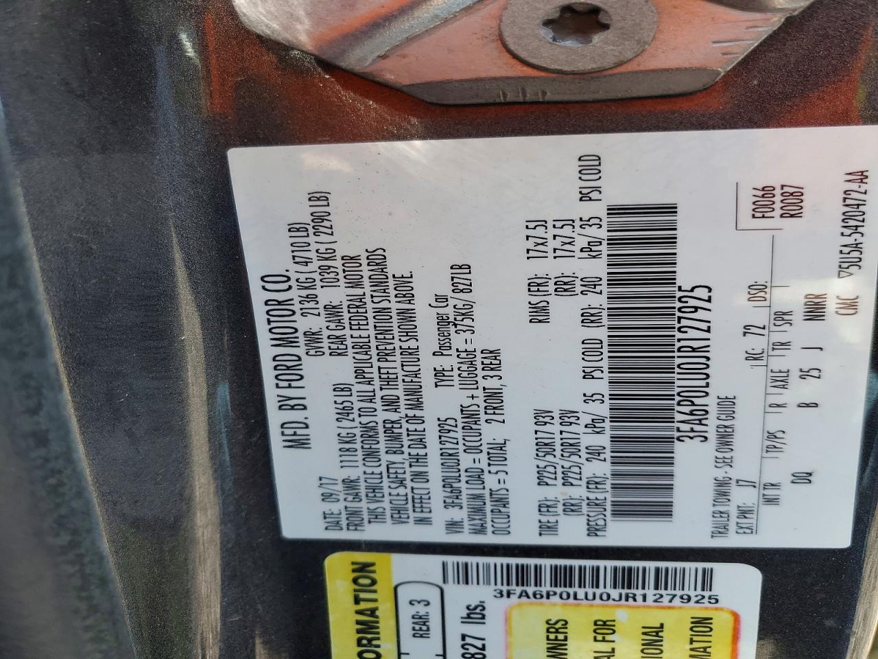 Ford Fusion Se Hybrid