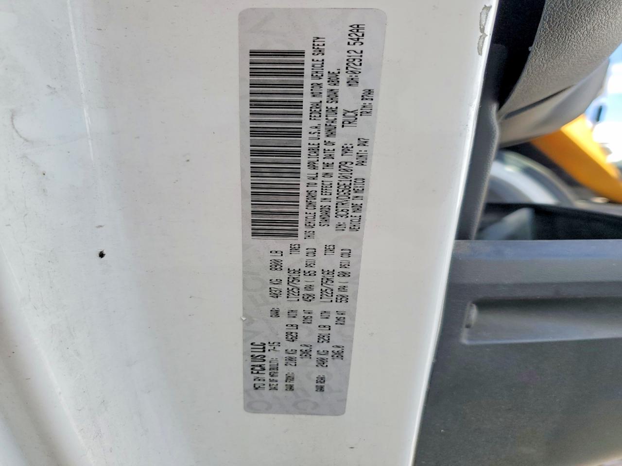 Ram Promaster 2500 High