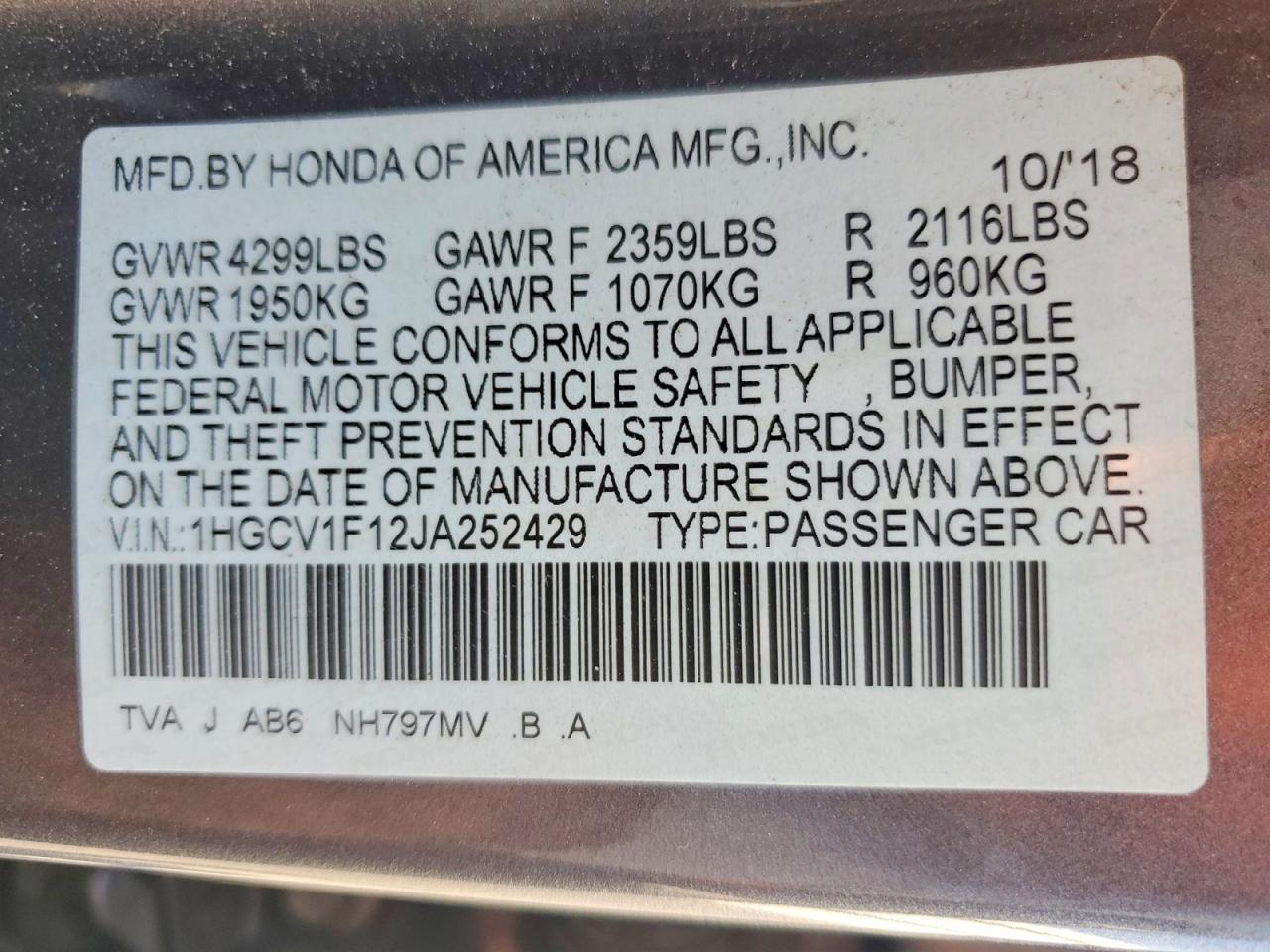 Honda Accord Lx