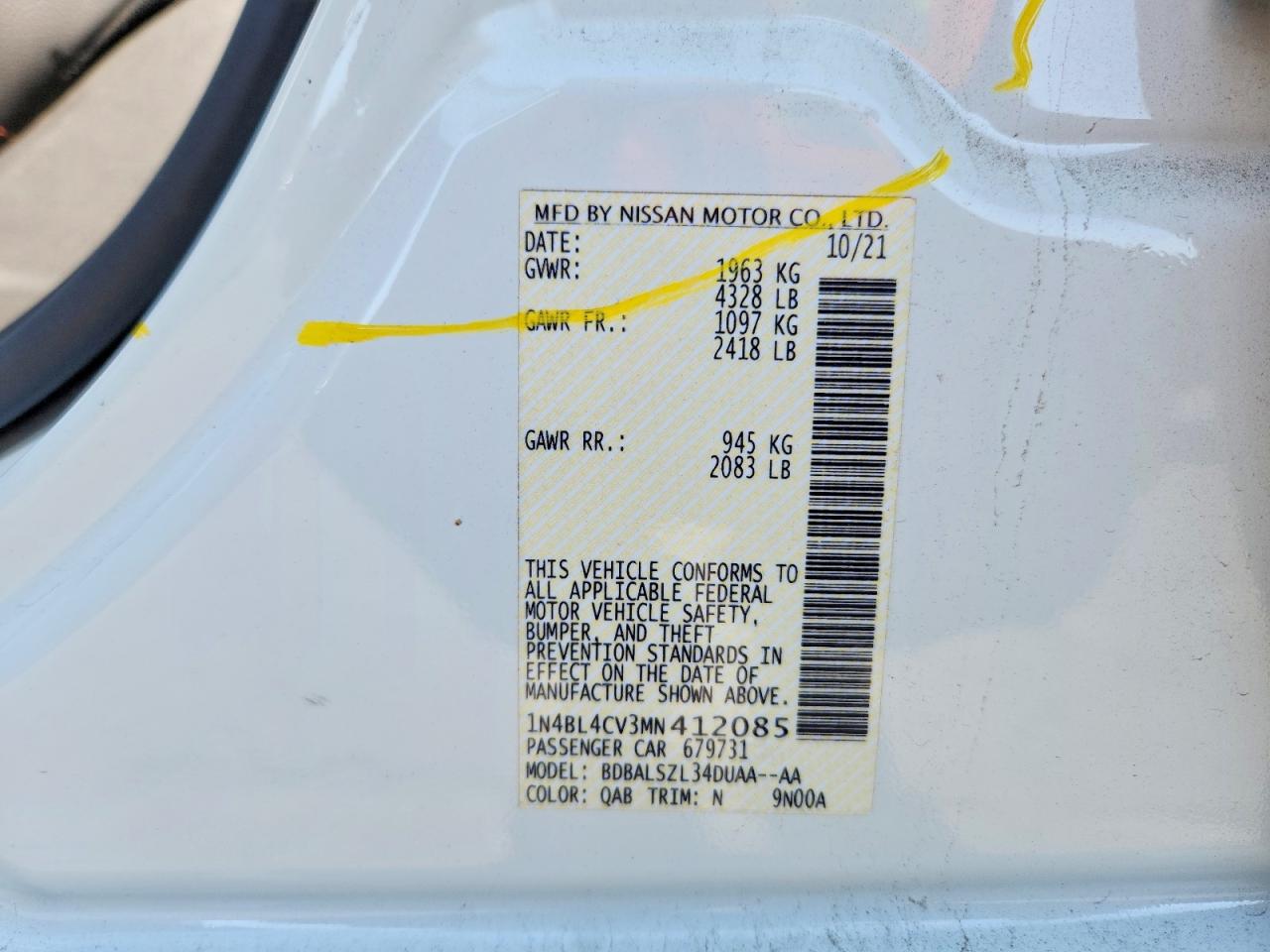 Nissan Altima Sr