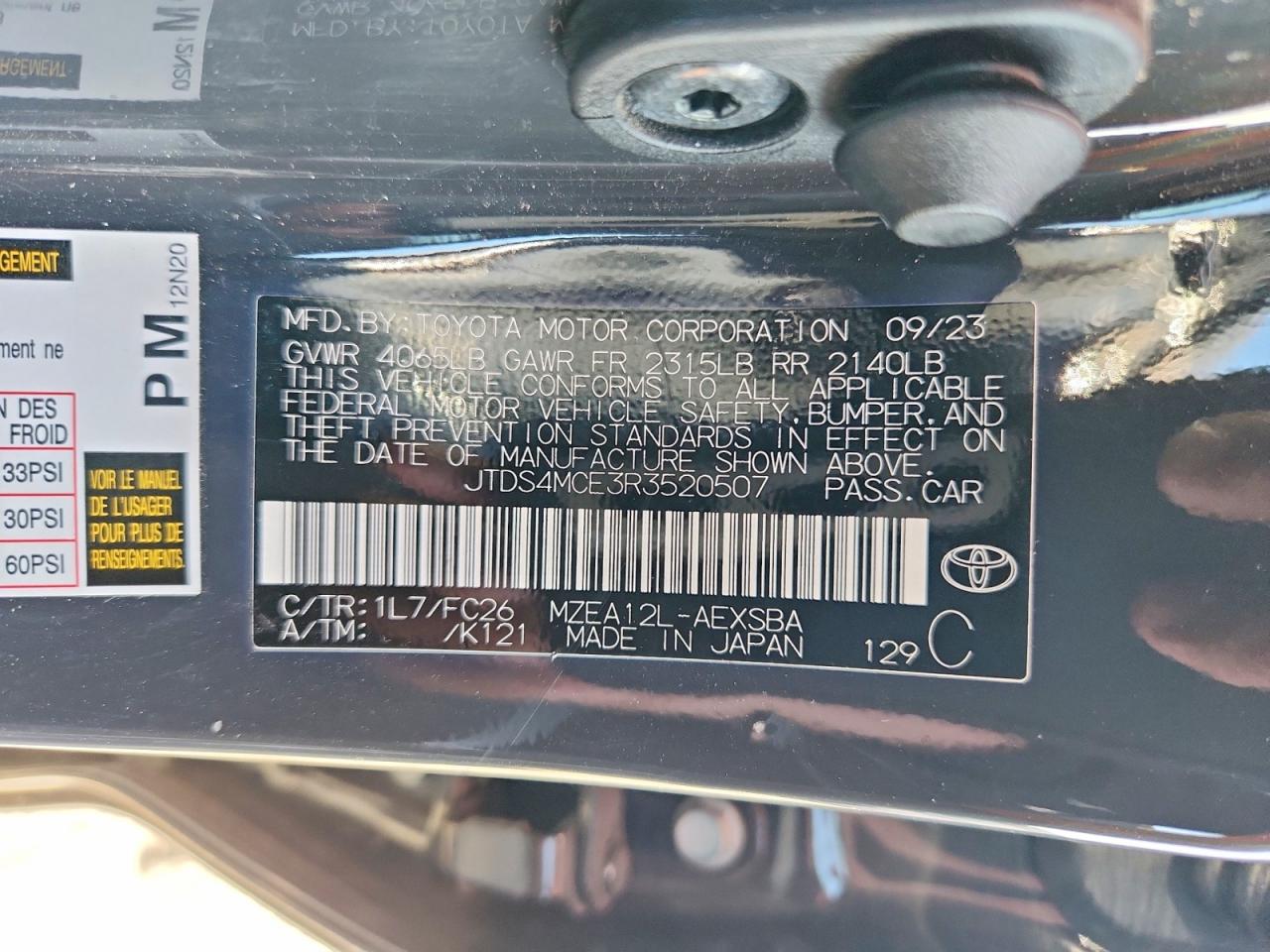 Toyota Corolla Se
