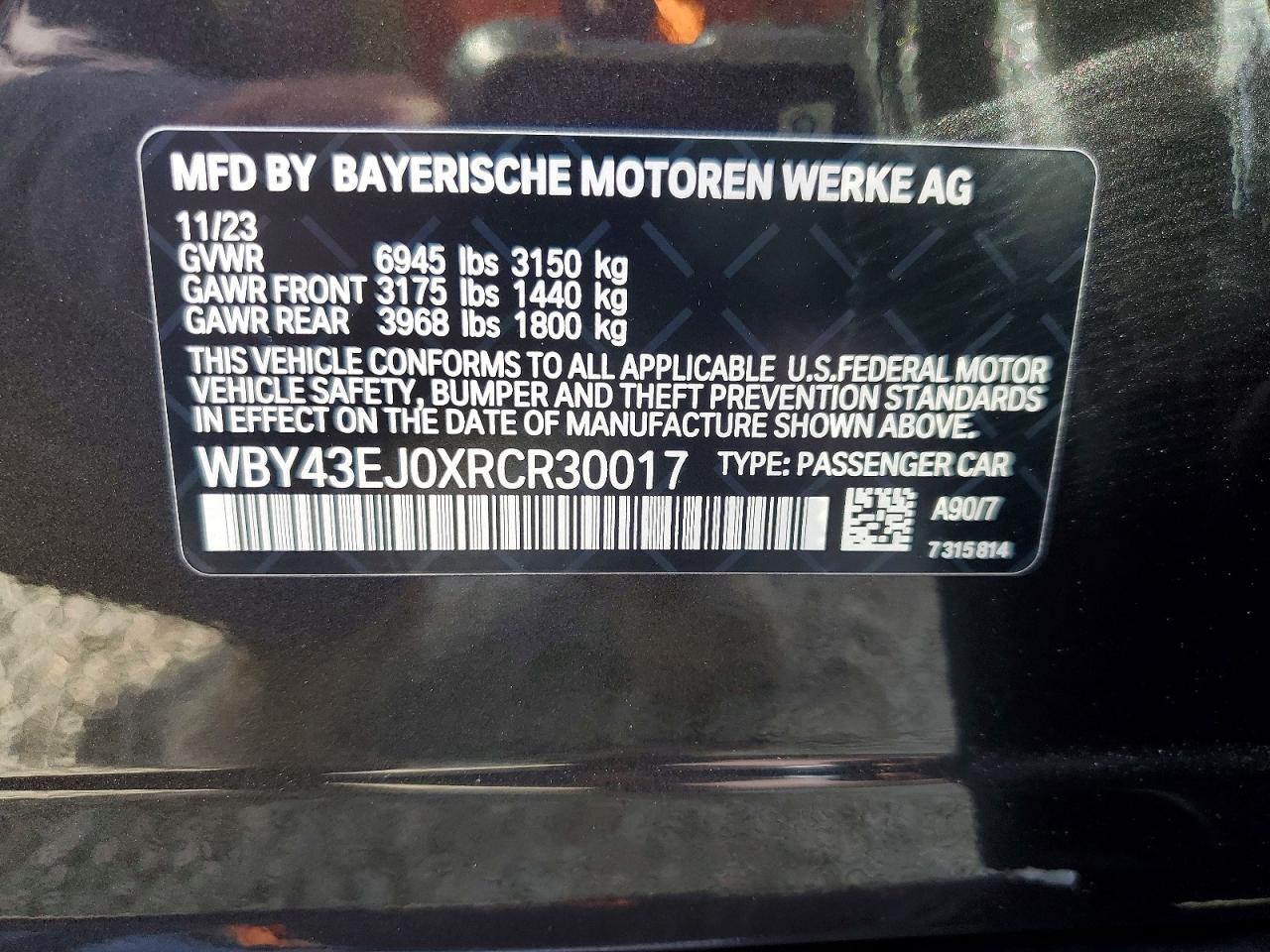 BMW i7 Edrive50