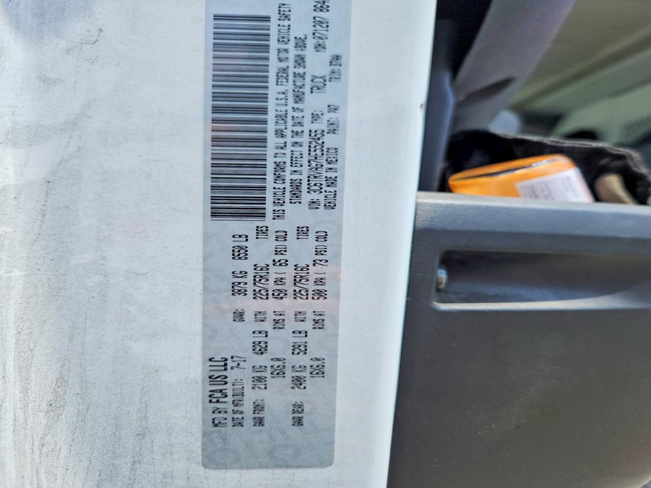 Ram Promaster 1500 Standard