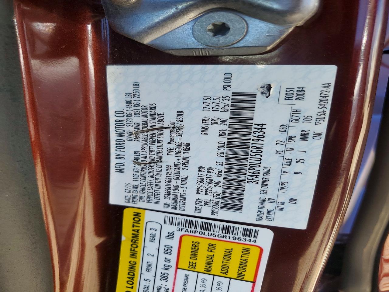 Ford Fusion Se Hybrid