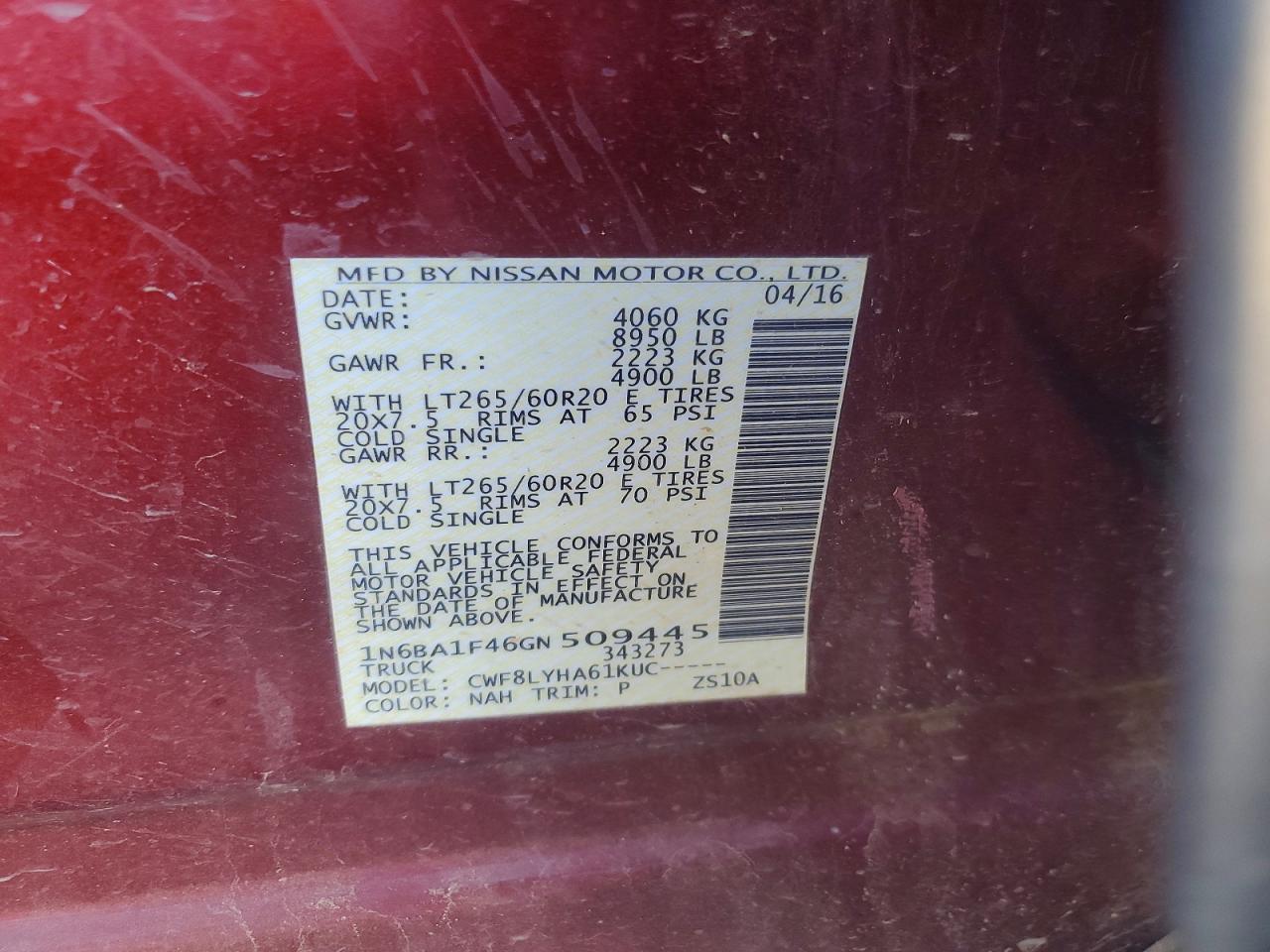 Nissan Titan Platinum Reserve
