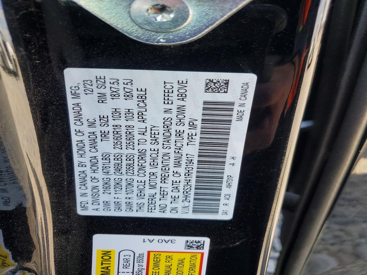Honda Crv Ex