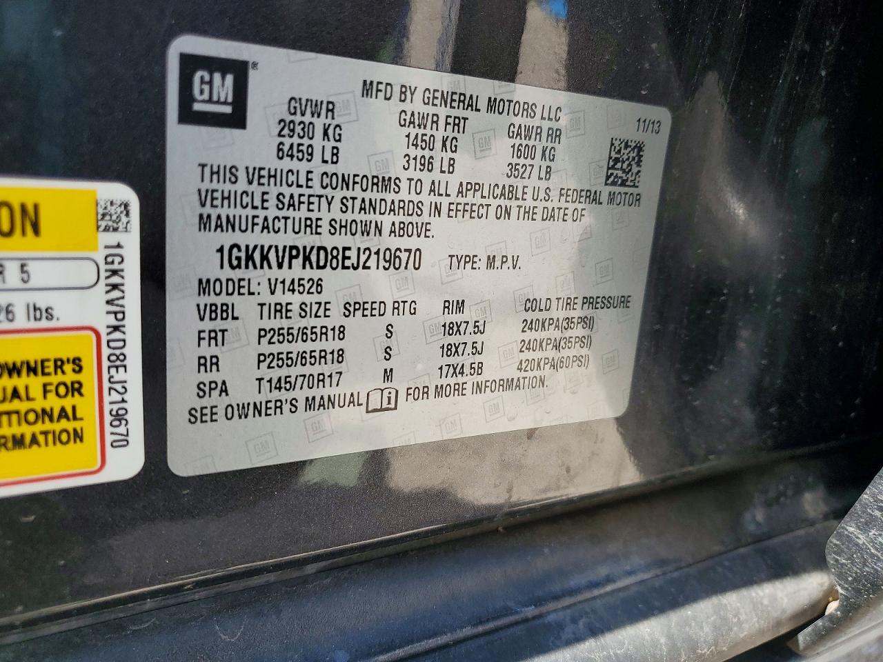 GMC Acadia Sle