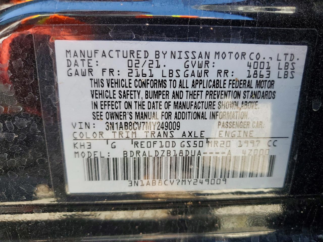 Nissan Sentra Sv