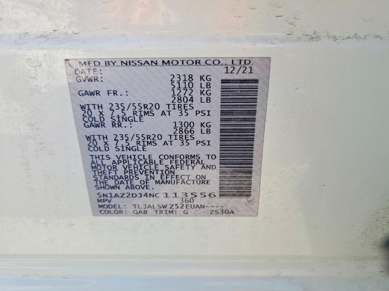 Nissan Murano Platinum