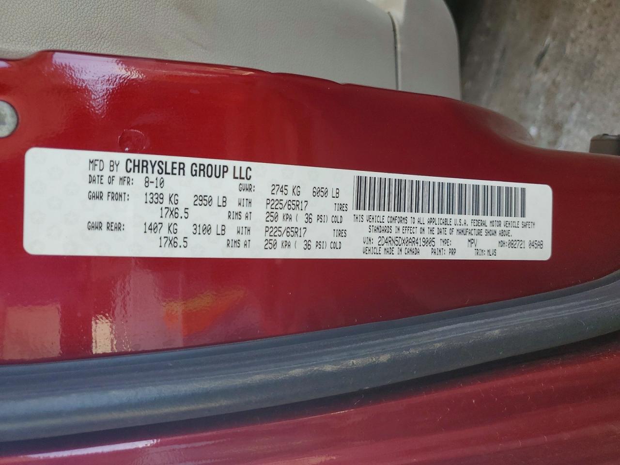 Dodge Caravan Sxt
