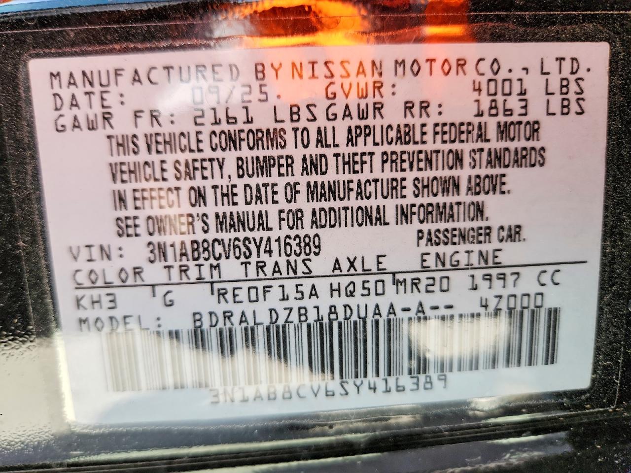 Nissan Sentra Sv