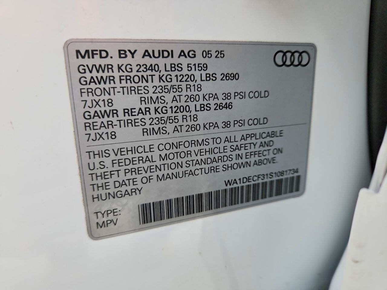 Audi Q3 Premium S Line 45