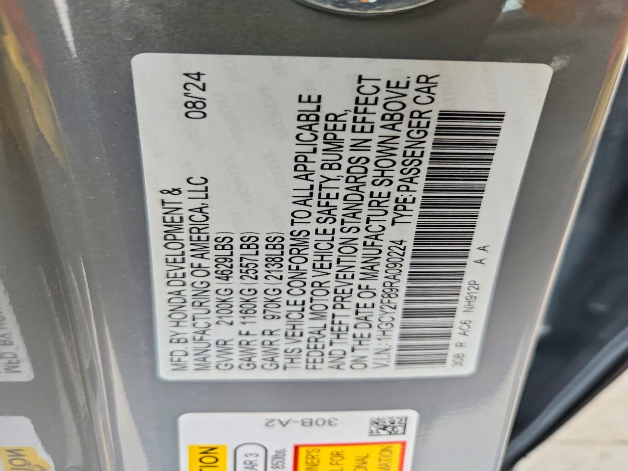 Honda Accord Touring Hybrid