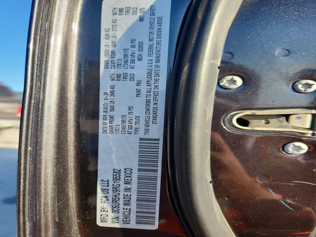 Ram 2500 Tradesman