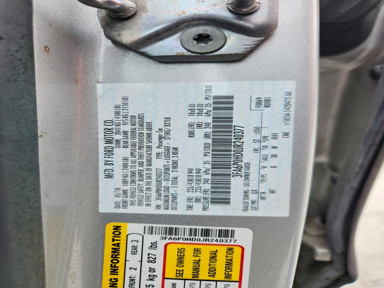Ford Fusion Se