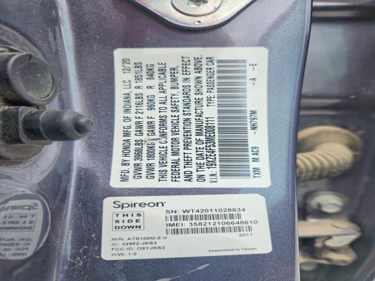 Honda Insight Ex