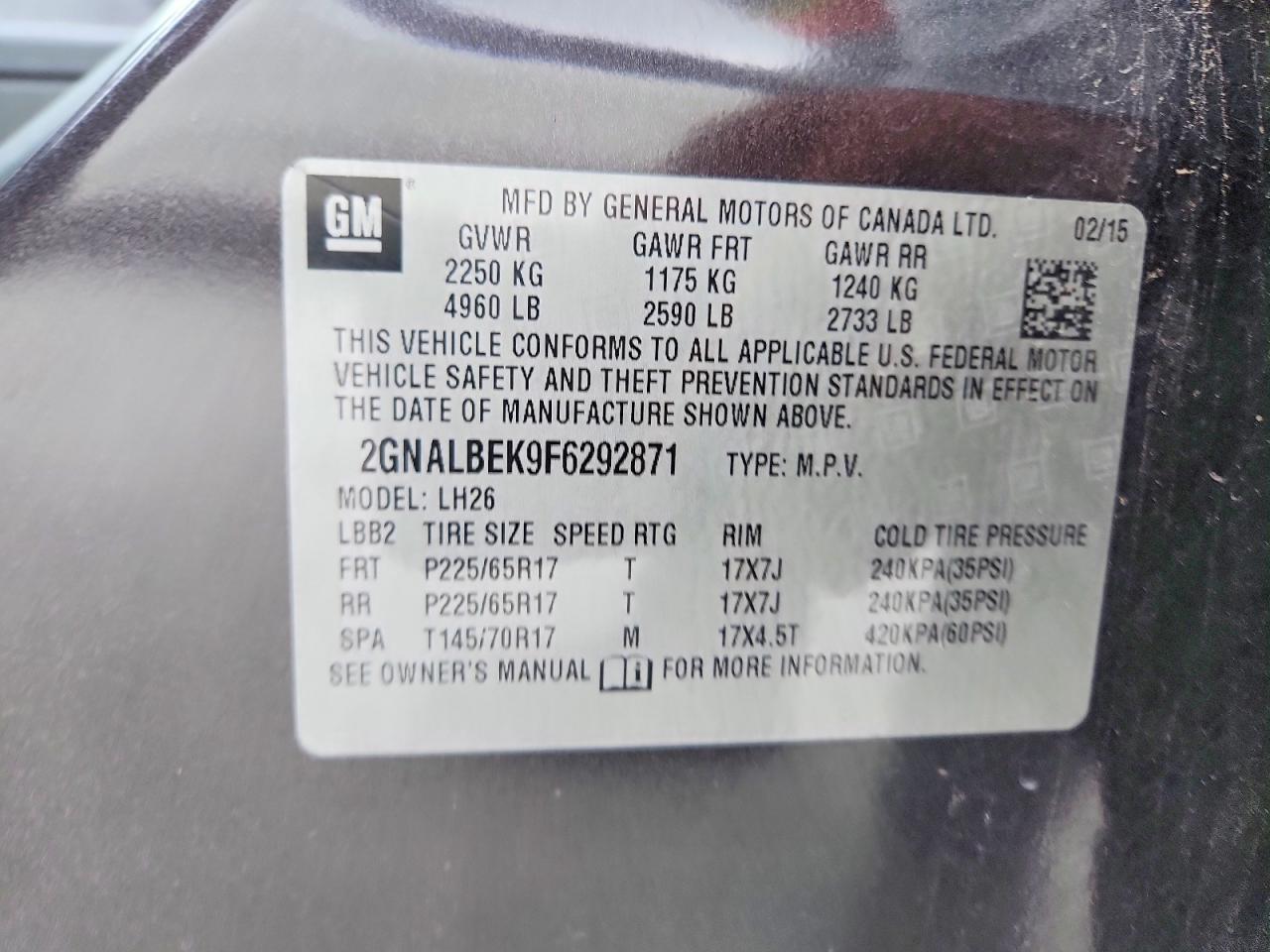 Chevrolet Equinox Lt