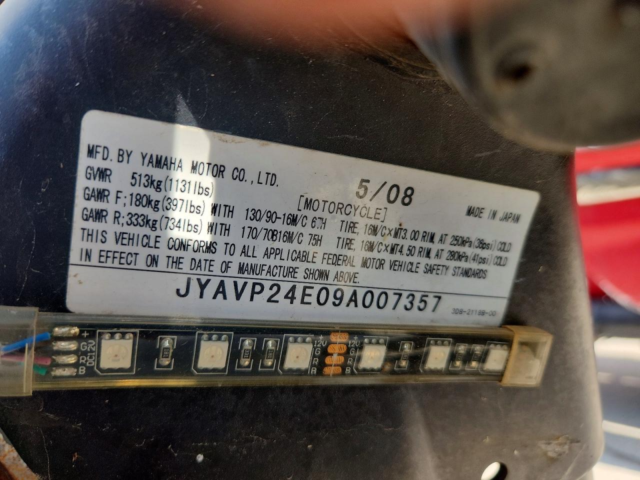 Yamaha Xvs1300 A