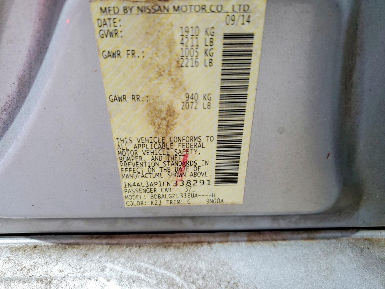 Nissan Altima 2.5 S
