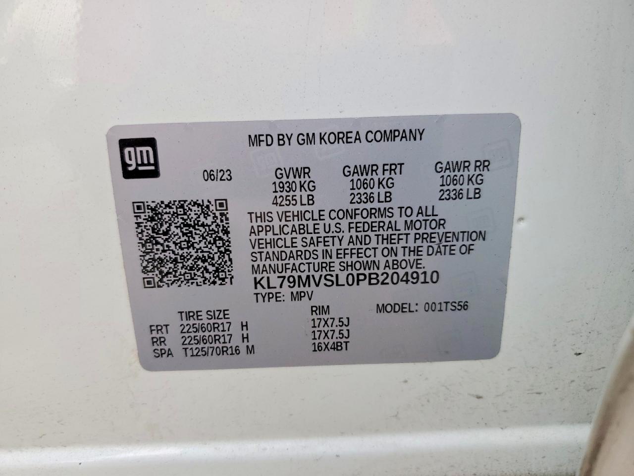 Chevrolet Trailblaze Activ