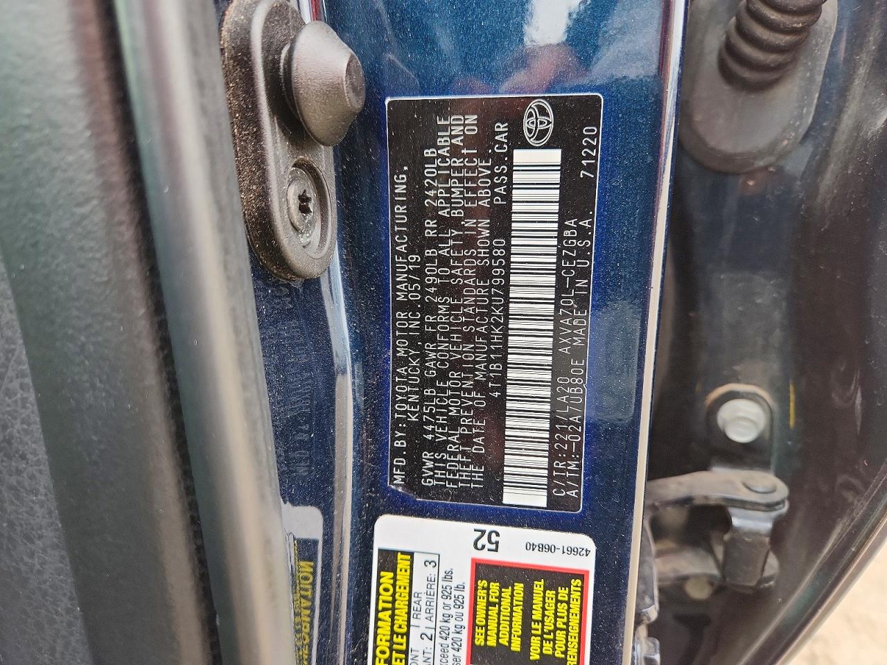 Toyota Camry Xle