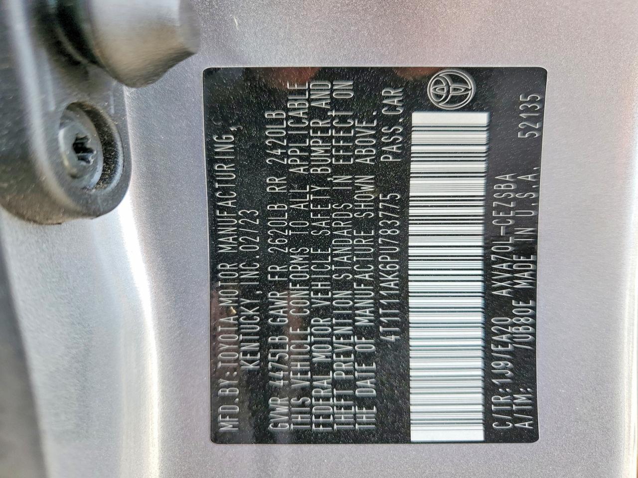 Toyota Camry Se