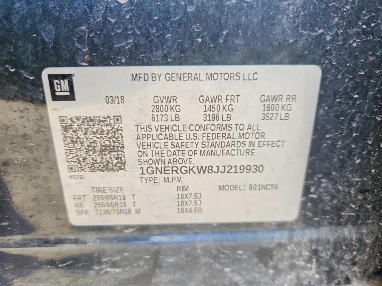 Chevrolet Traverse Lt
