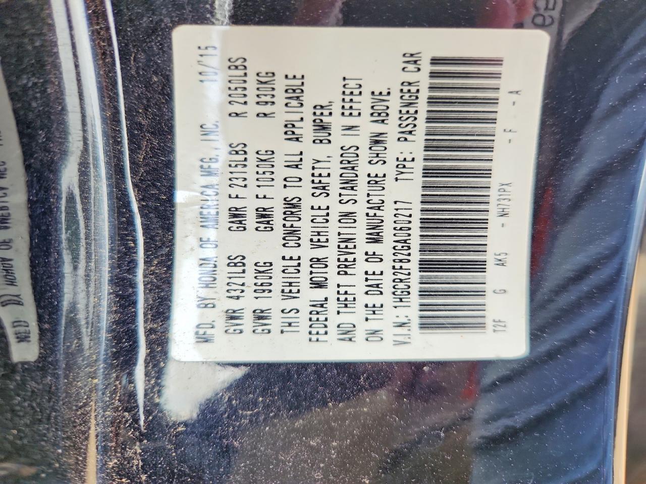 Honda Accord Exl