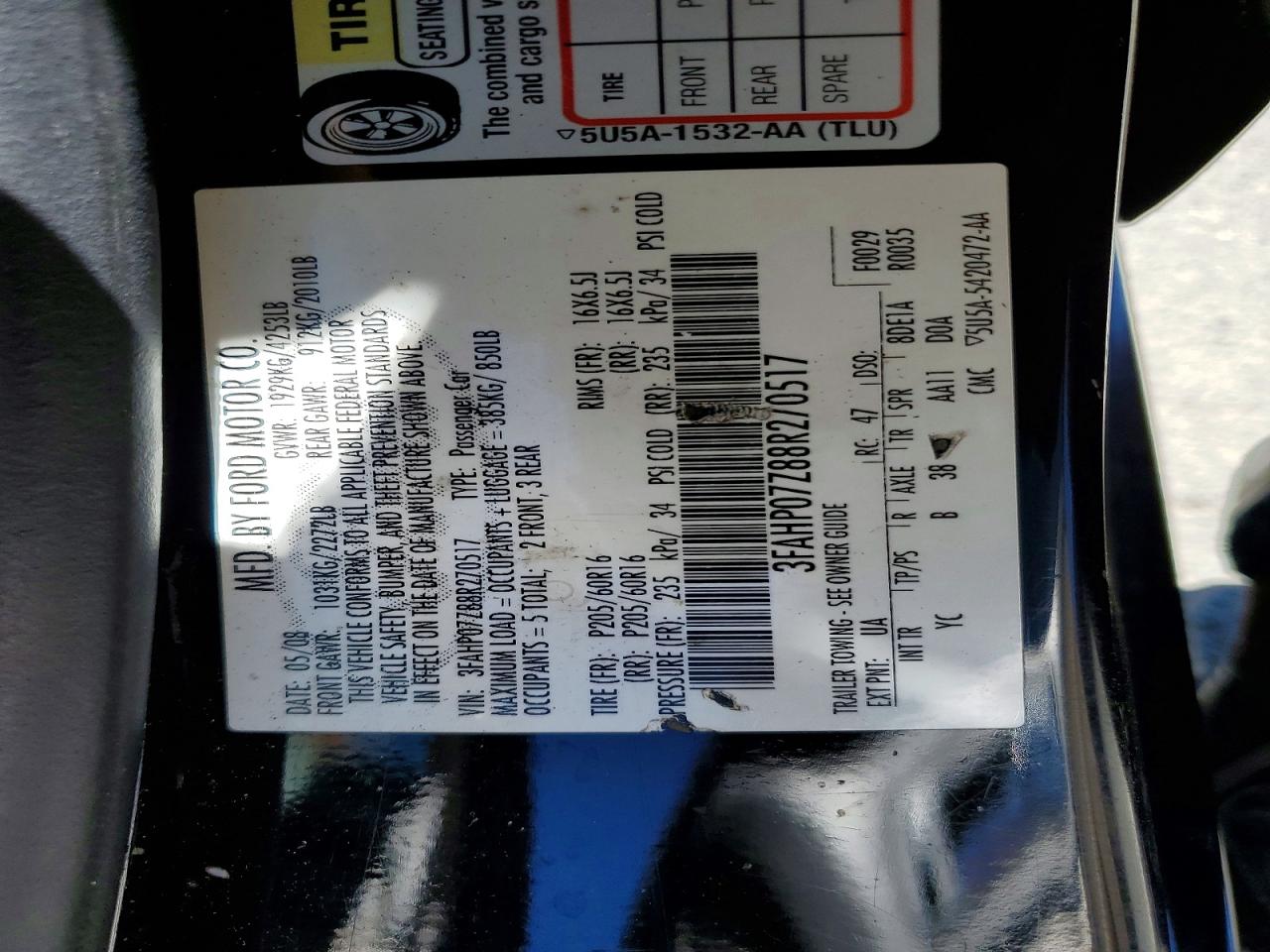 Ford Fusion Se