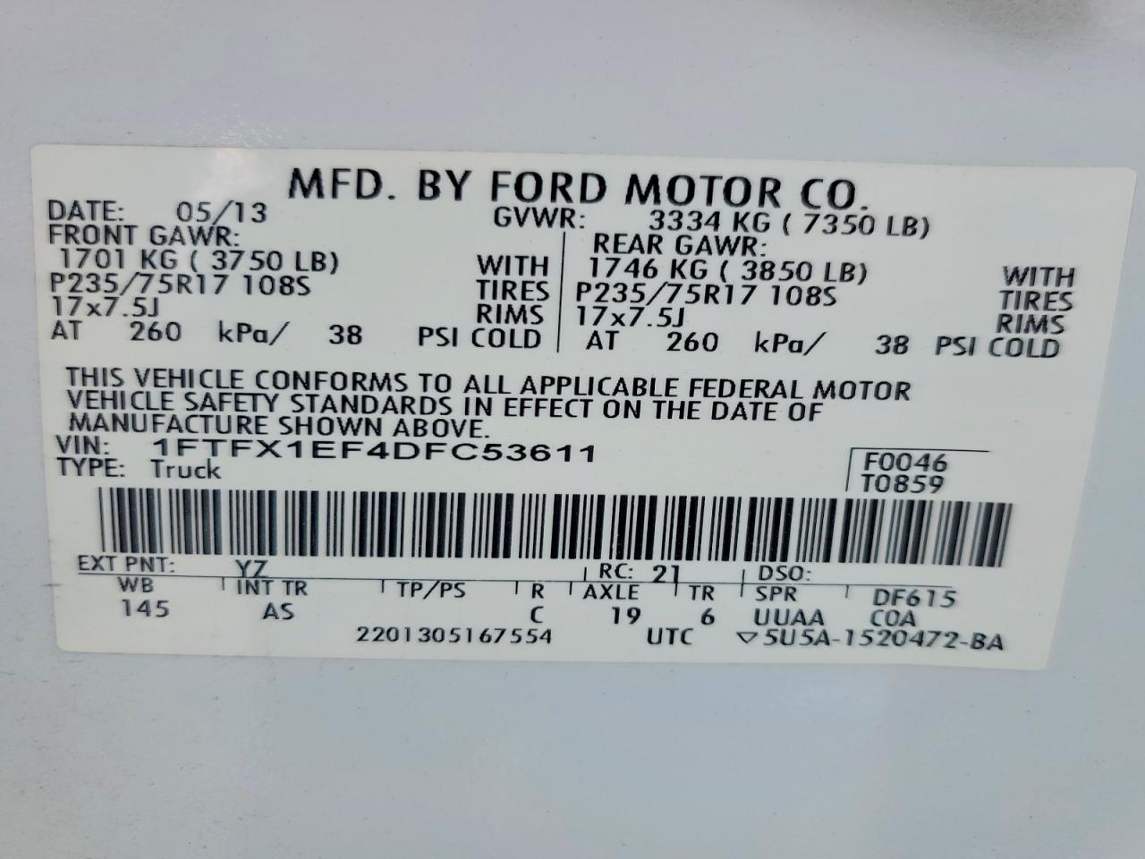 Ford F-150 Super Cab