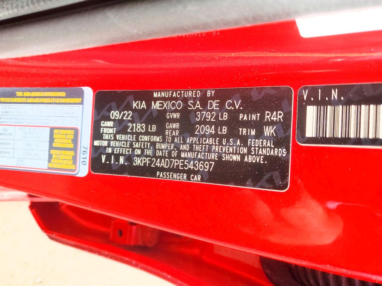 Kia Forte Lxs