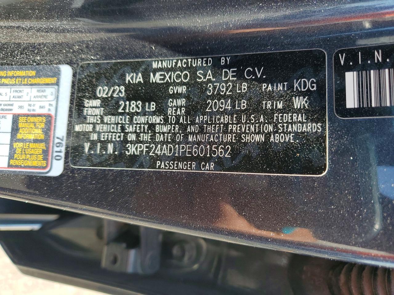 Kia Forte Lxs