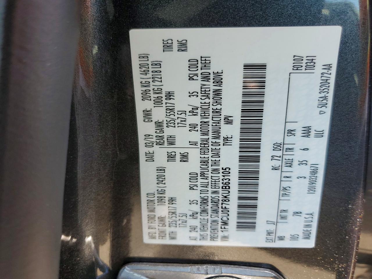 Ford Escape S