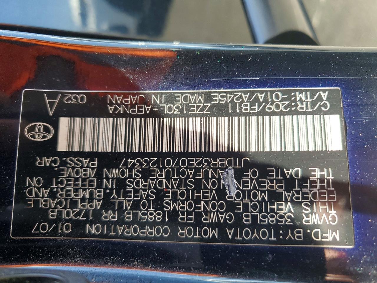 Toyota Corolla Le