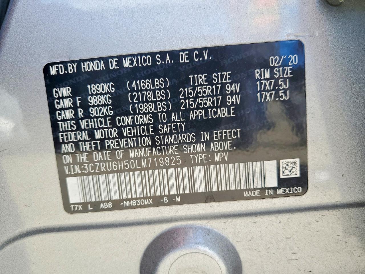 Honda HR-V Ex