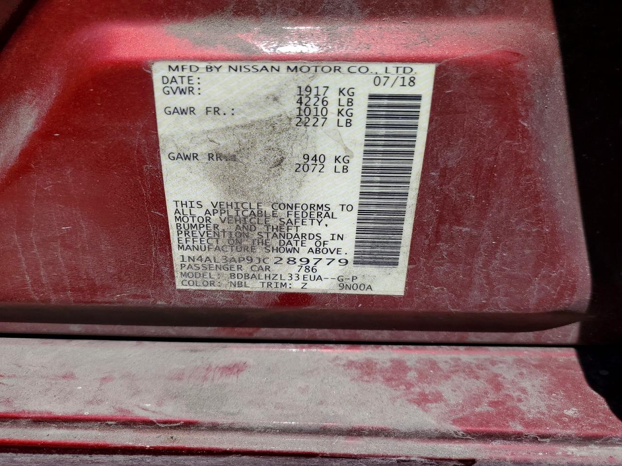 Nissan Altima 2.5 S