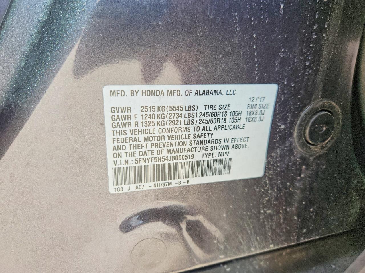 Honda Pilot Exl