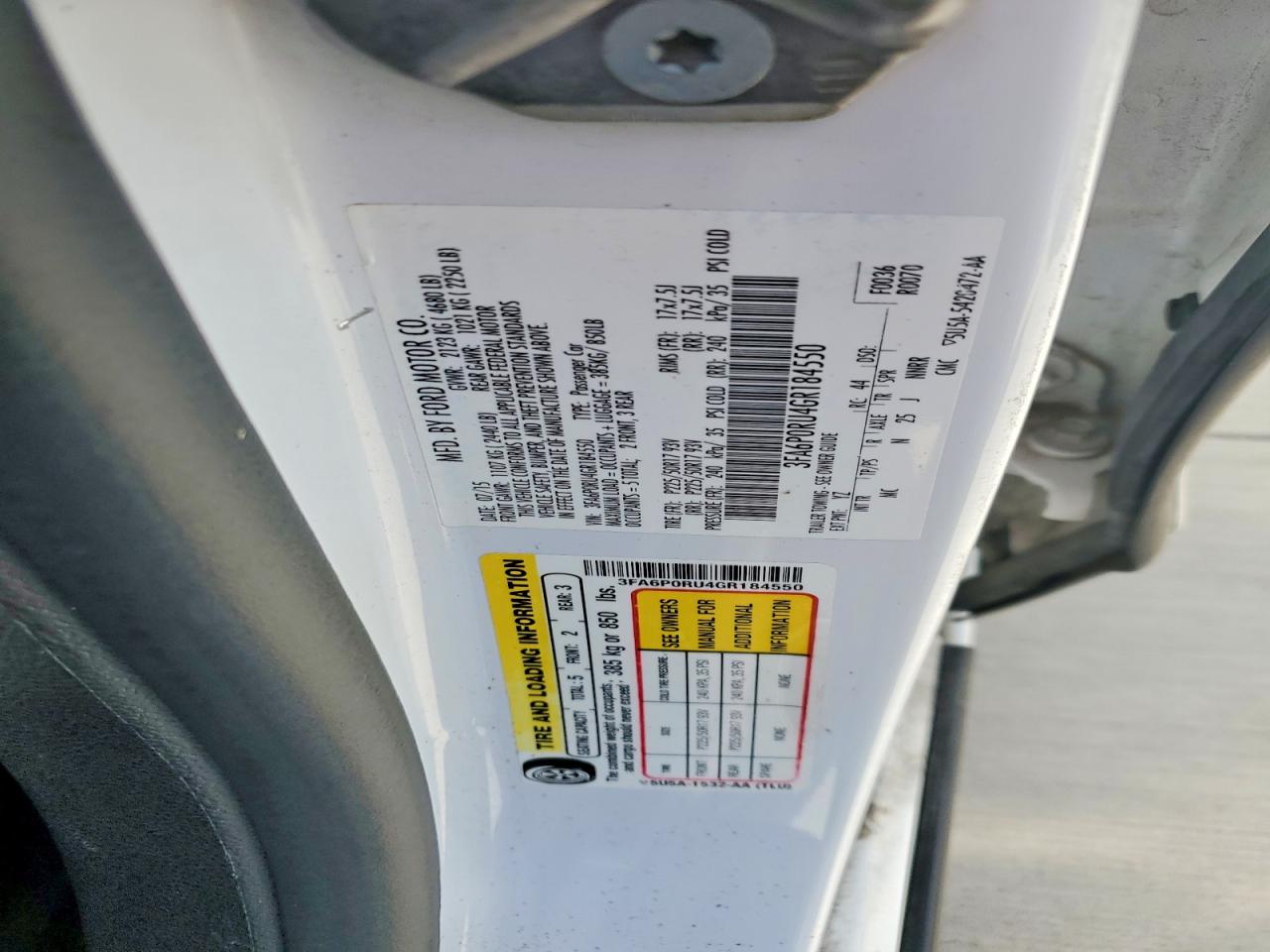 Ford Fusion Titanium Hev