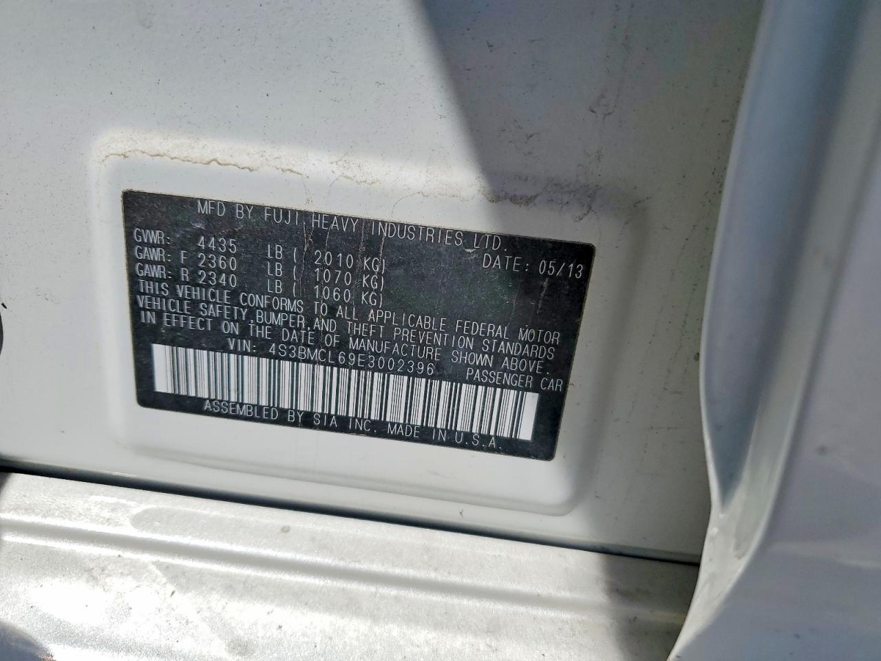 Subaru Legacy 2.5i Limited