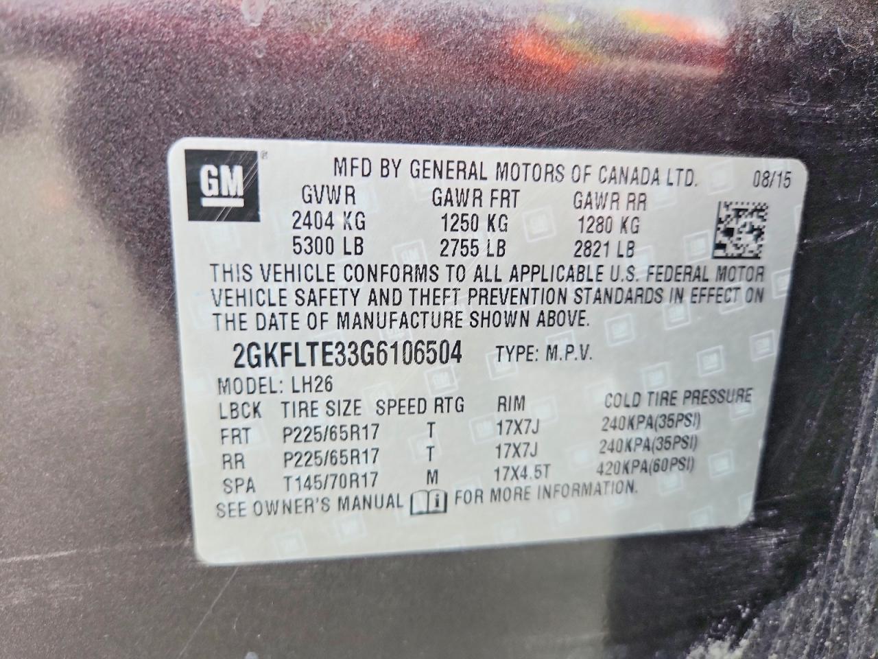 GMC Terrain Sle