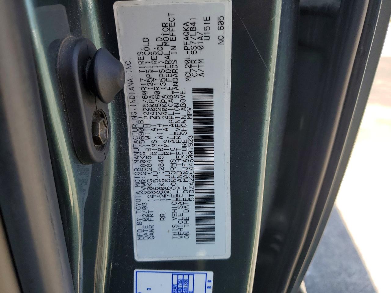Toyota Sienna Xle 7 Passenger