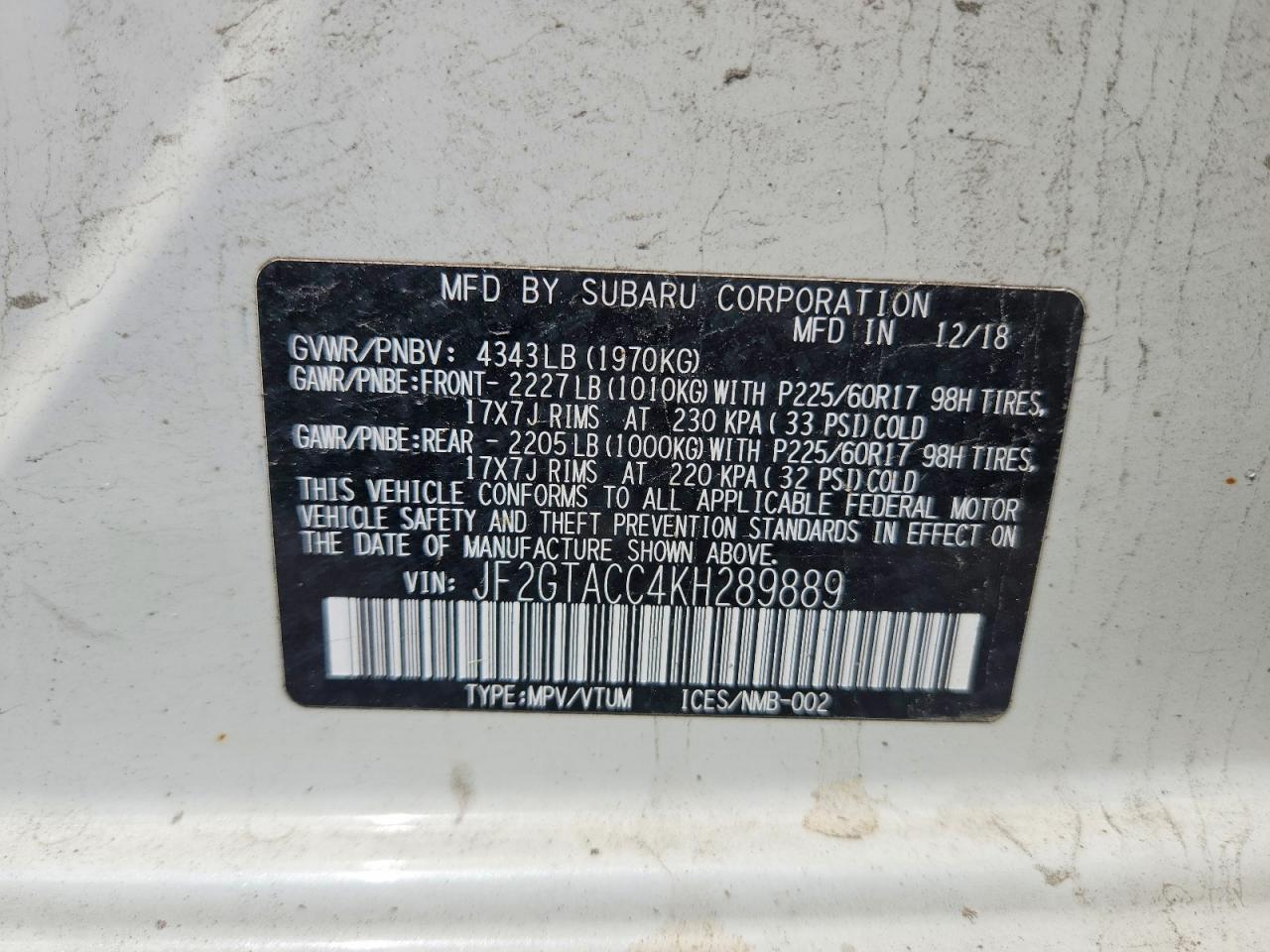 Subaru Crosstrek Premium