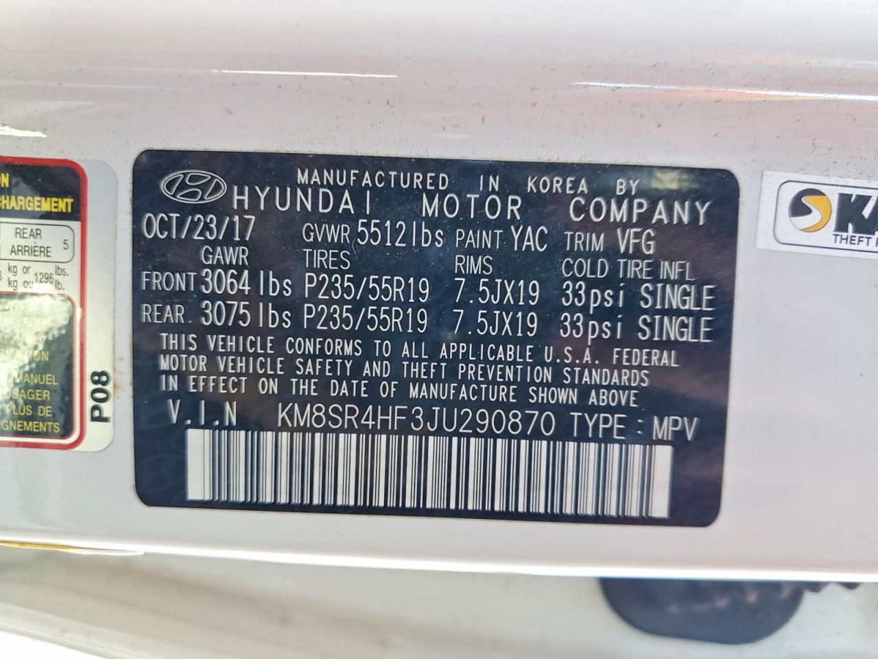 Hyundai SANTA FE Se Ultimate