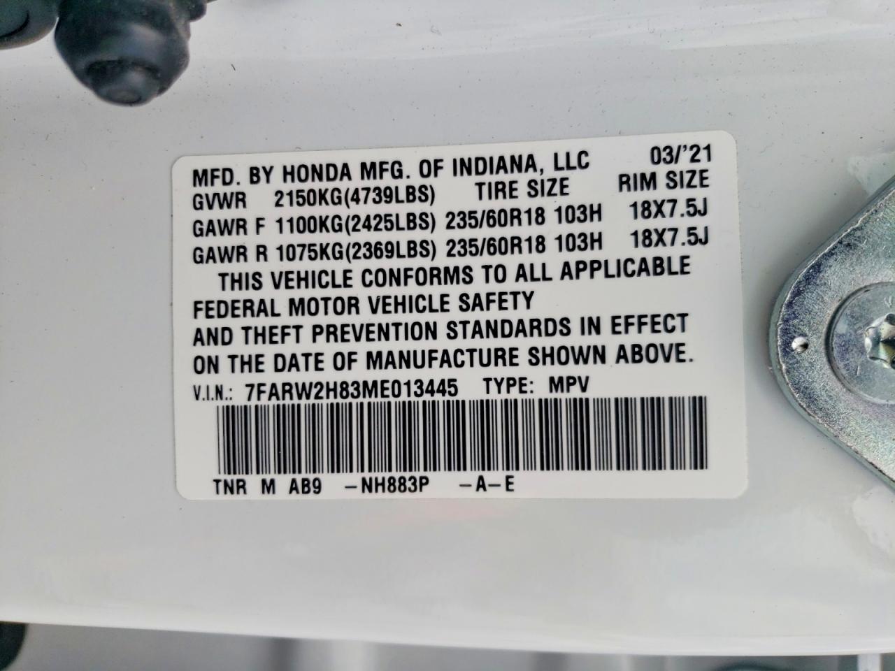 Honda Crv Exl