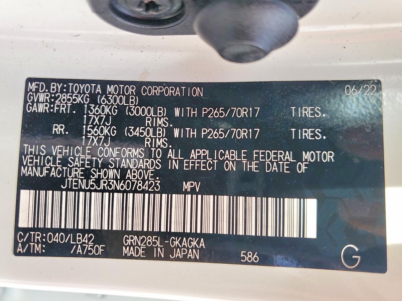 Toyota 4Runner Sr5 Premium